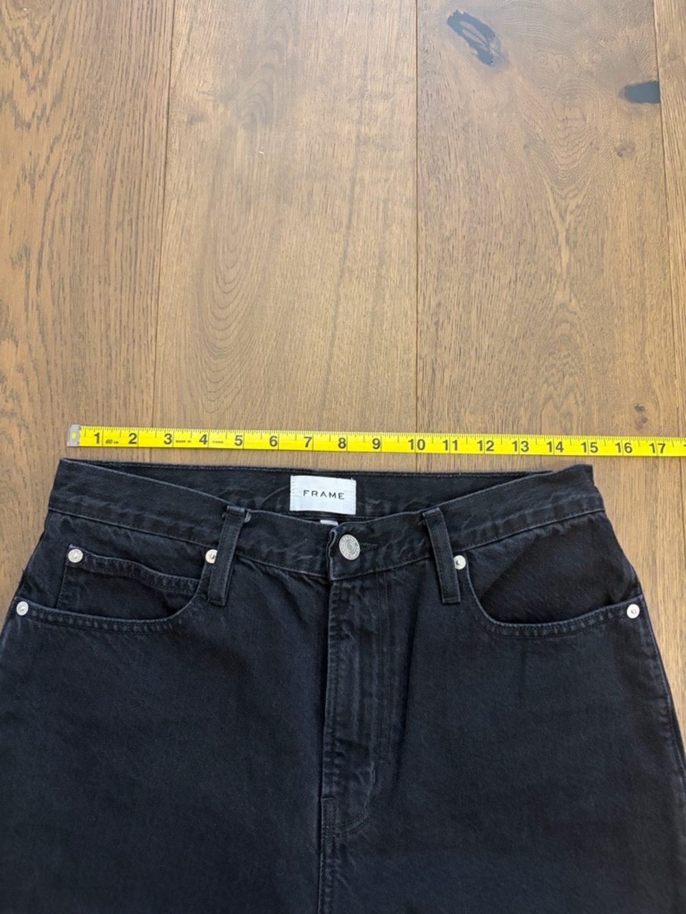 Frame Denim Black Jeans